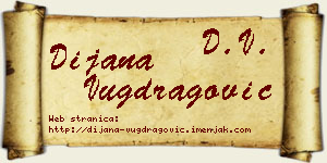 Dijana Vugdragović vizit kartica